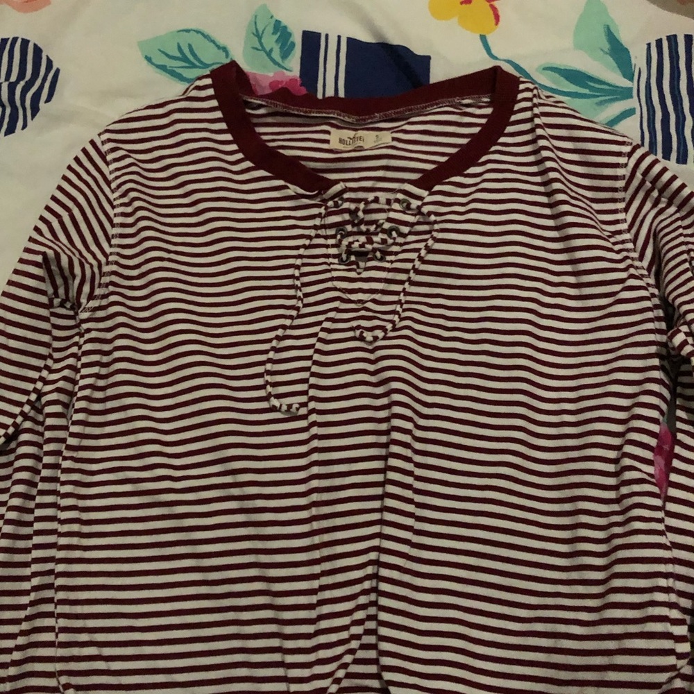 Hollister Lace Up Top